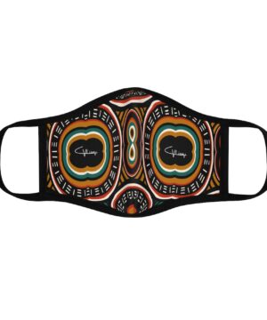 Ankara Fitted Polyester Face Mask